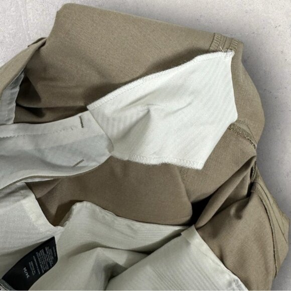 Express Photographer Pants Beige Mens Size 34 Minimalist Trousers Stretch Pant - Picture 13 of 15